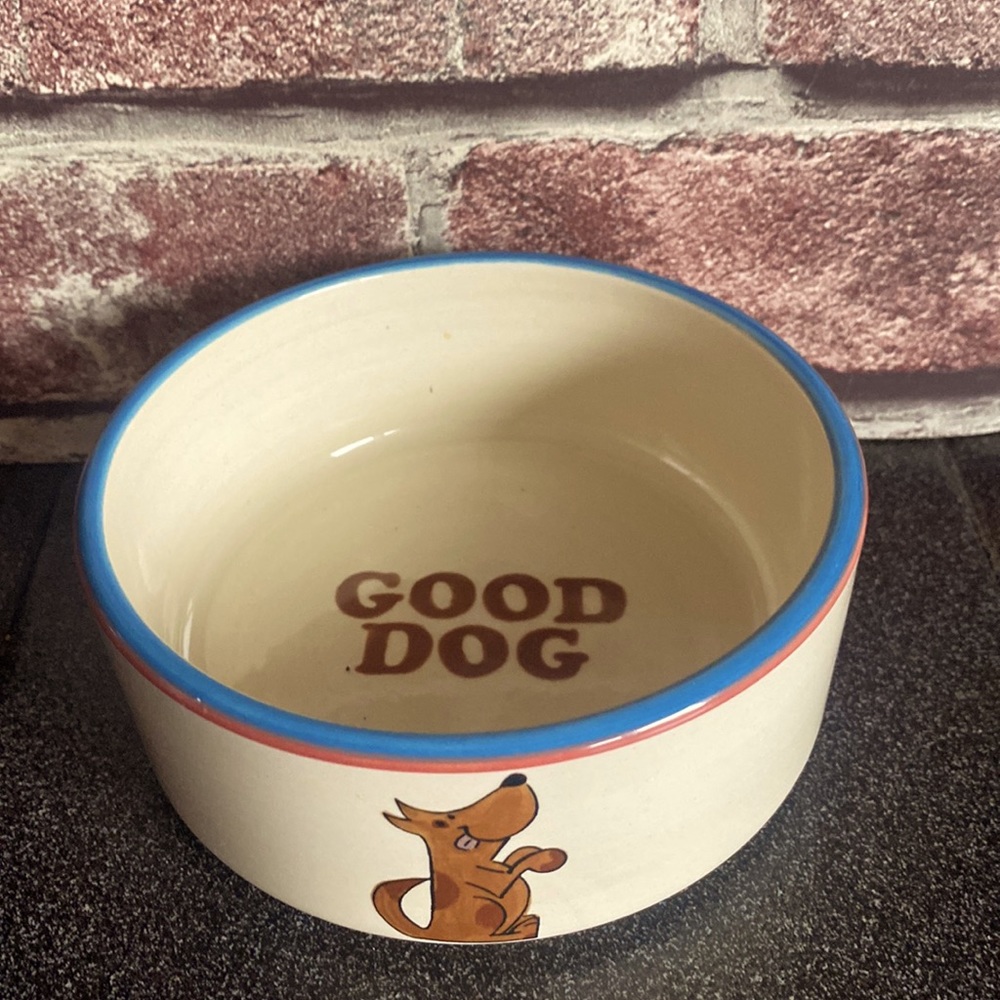 Tabletops Gallery Good Dog Pet Bowl